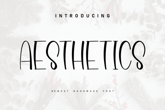 Aesthetics: The Handwritten Typeface for Modern Branding