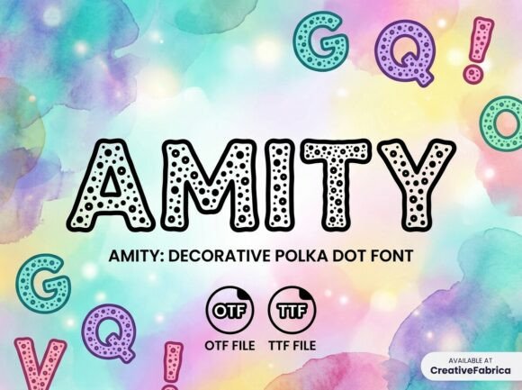 Amity Typeface: Bold Display Fonts for Web Design