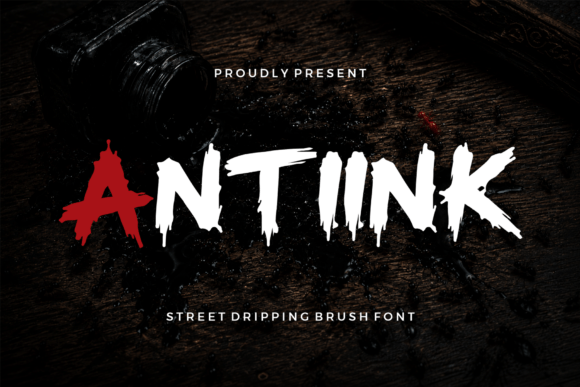 Antiink Typeface for Bold Web Headlines