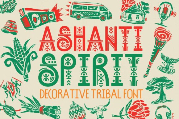 Ashanti Spirit: A Bold Typeface for Brand Storytelling
