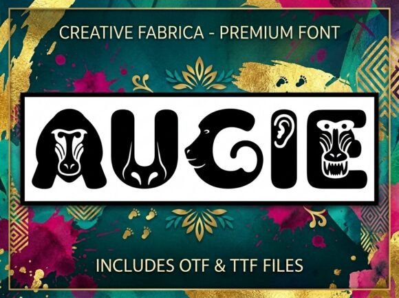 Augie: The Avant-Garde Display Font for Makers