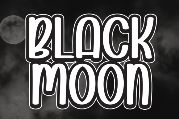 Black Moon: A Whimsical Display Font for Makers