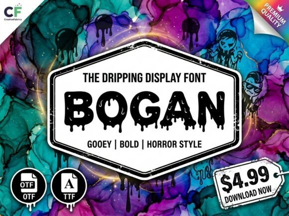 Bogan Typeface: Bold Display Font for Branding