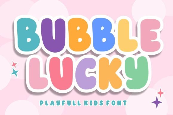 Bubble Lucky Font for Playful Branding