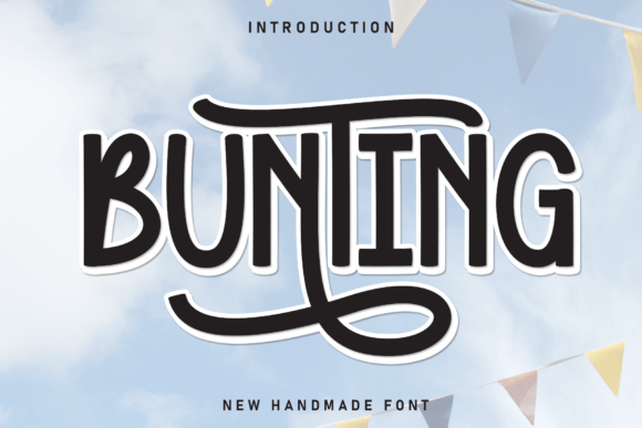 Bunting: A Charming Display Font for Editorial Design