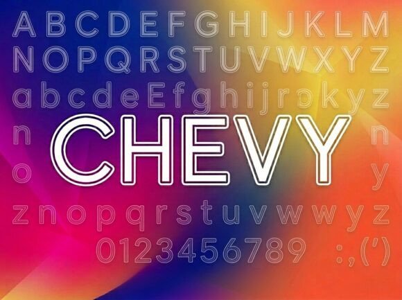 Chevy Font for Bold Small Business Branding