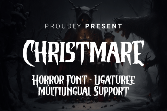 Christmare Typeface Review for Horror Branding