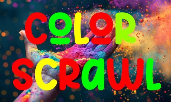 Color Scrawl: The Bold Display Font for Crafters