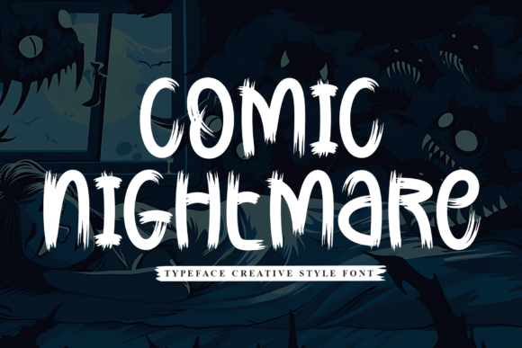 Comic Nightmare Font for Editorial Design
