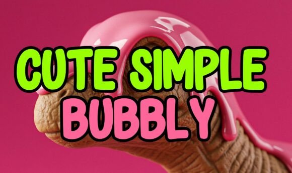 Cute Simple Bubbly Font Review for Makers