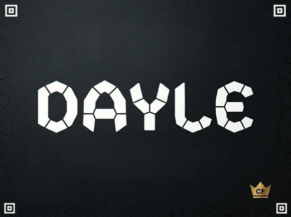 Dayle Font: A Decorative Typeface for Makers