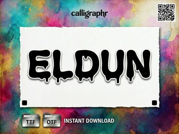 Eldun: A Bold Display Font for Campaigns