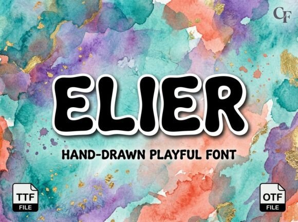Elier: A Premium Display Font for Branding