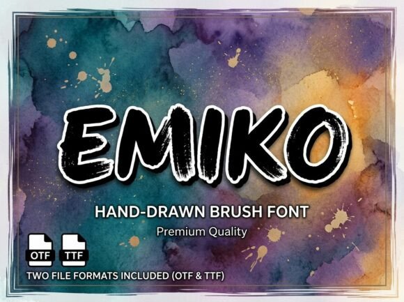 Emiko: A Premium Display Font for Web Design