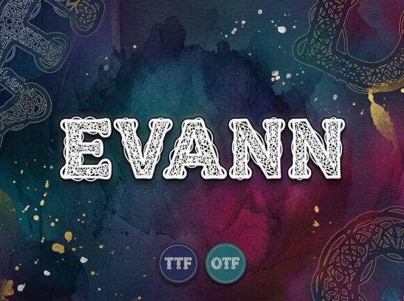Evann: A Premium Display Font for Editorial Design