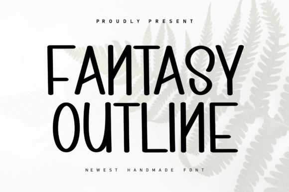 Fantasy Outline Font for Cozy Brand Identity