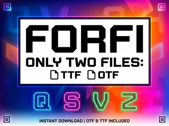 Forfi Typeface Review for Campaign Design