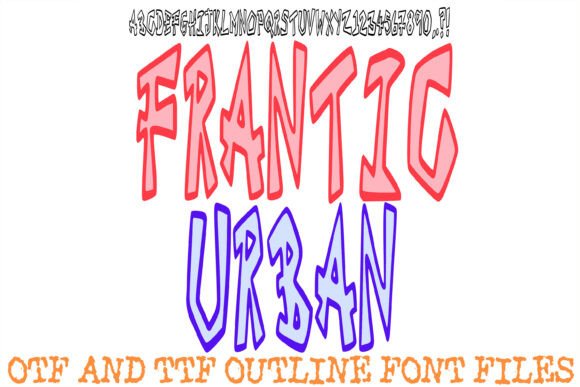 Frantic Urban Typeface for Bold Campaigns
