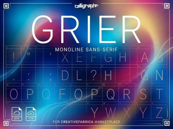 Grier Typeface for Bold Brand Identity