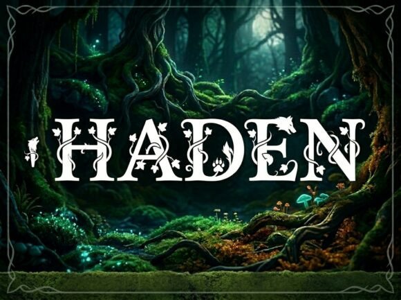 Haden: A Premium Display Font for Brand Identity
