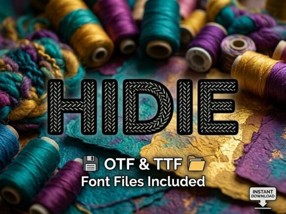 Hidie: A Display Font for Memorable Branding
