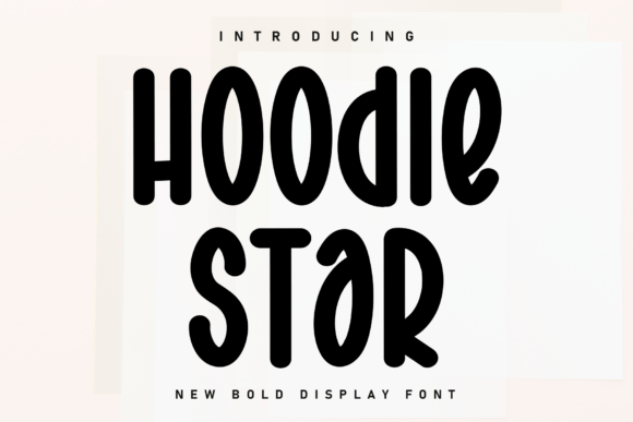 Hoodie Star: A Handwritten Display Font for Editorial Design