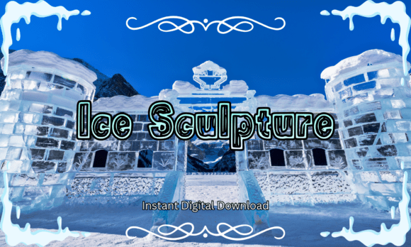 Ice Sculpture Typeface for Editorial Design