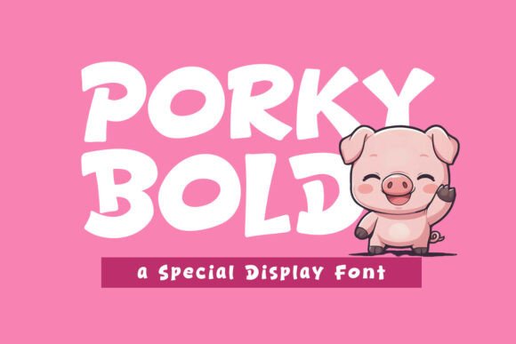 Porky Bold: The Ultimate Display Font for Modern Designers