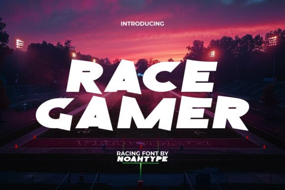 Race Gamer Font for Bold Display Typography