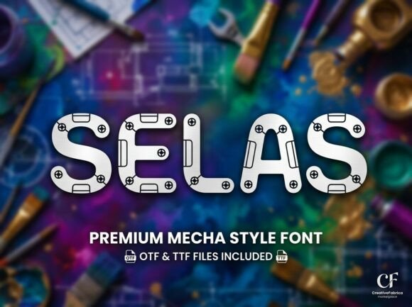 Selas: A Stunning Display Font for Editorial Design
