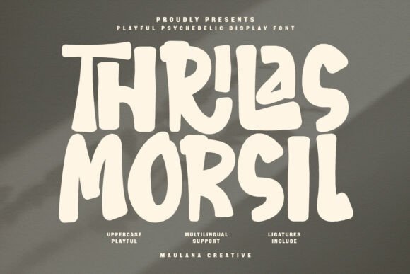 Thrilas Morsil Typeface for Modern Web Design
