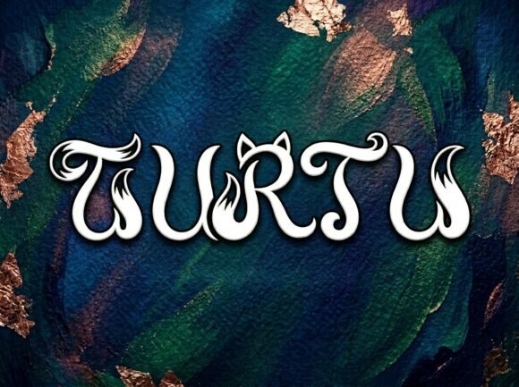 Turtu Display Font for Bold Brand Identity