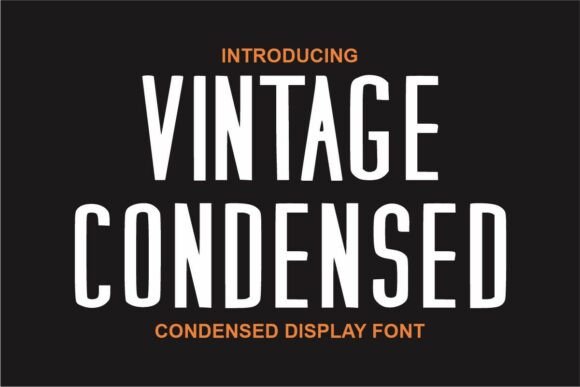Viintage Condensed Typeface Review